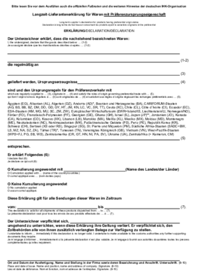 LLE Vordruck